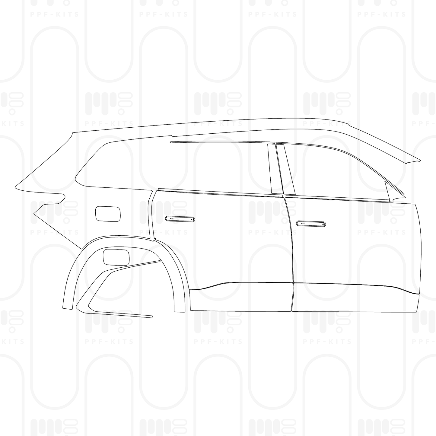 Pre-Cut PPF Volkswagen Teramont Pro Base 2026