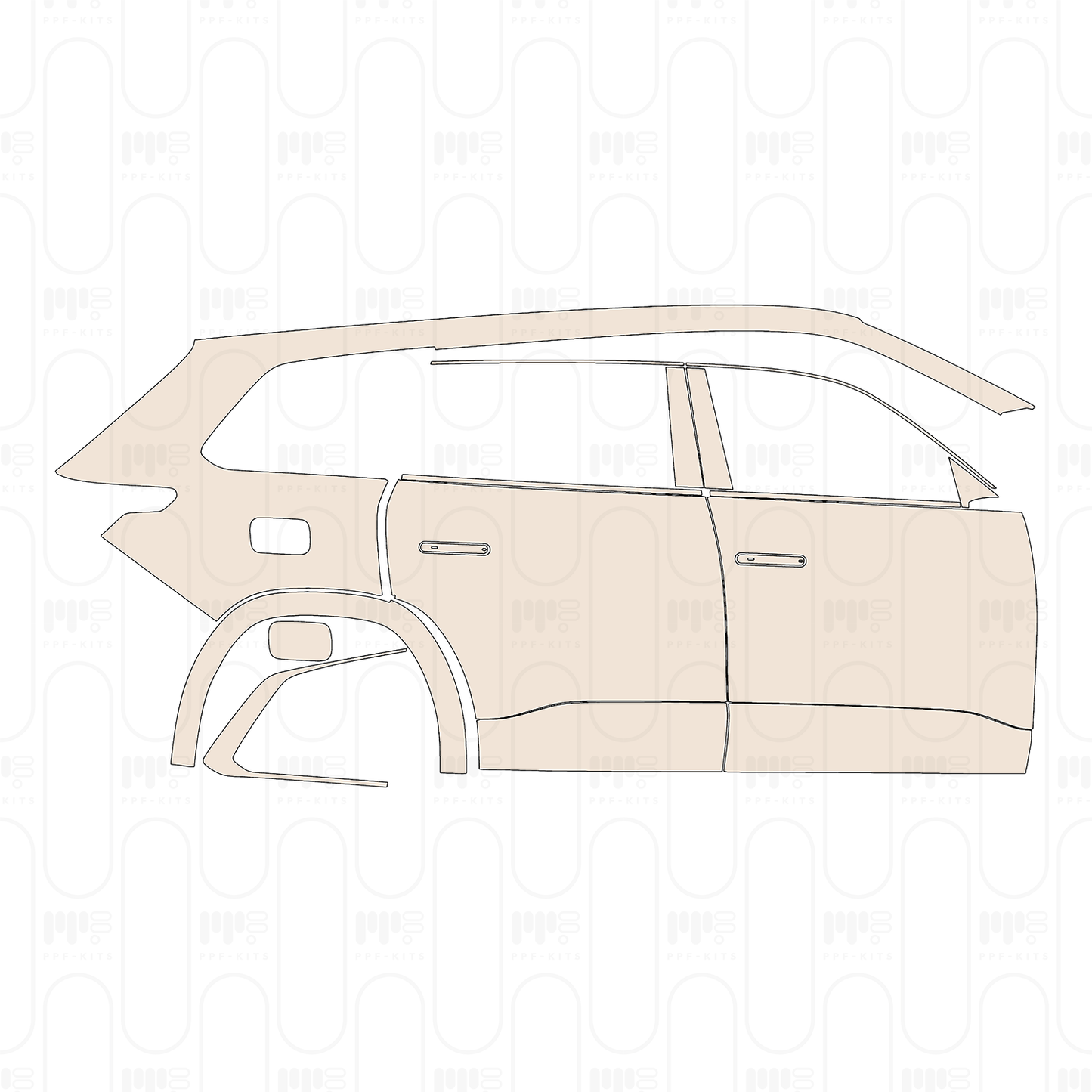 Pre-Cut PPF Volkswagen Teramont Pro Base 2026