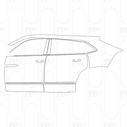 Pre-Cut PPF Volkswagen Atlas Cross Sport (US) SEL Premium R-Line 2026