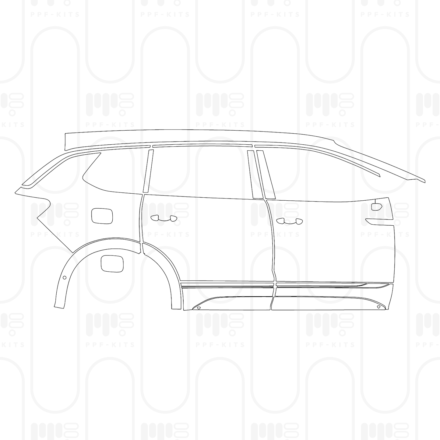 Pre-Cut PPF Volkswagen Talagon R-line 2026