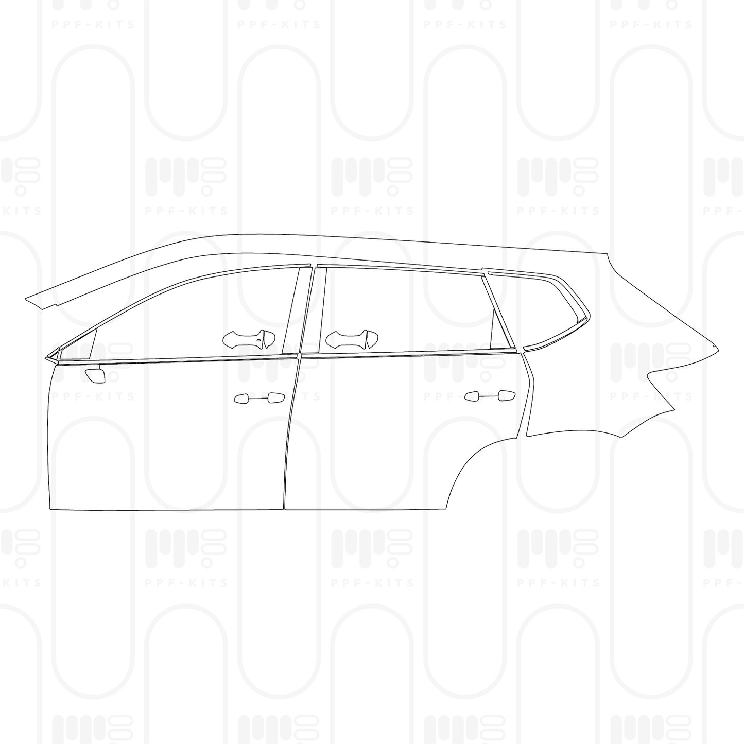 Pre-Cut PPF Volkswagen Taos (US) SEL 2026