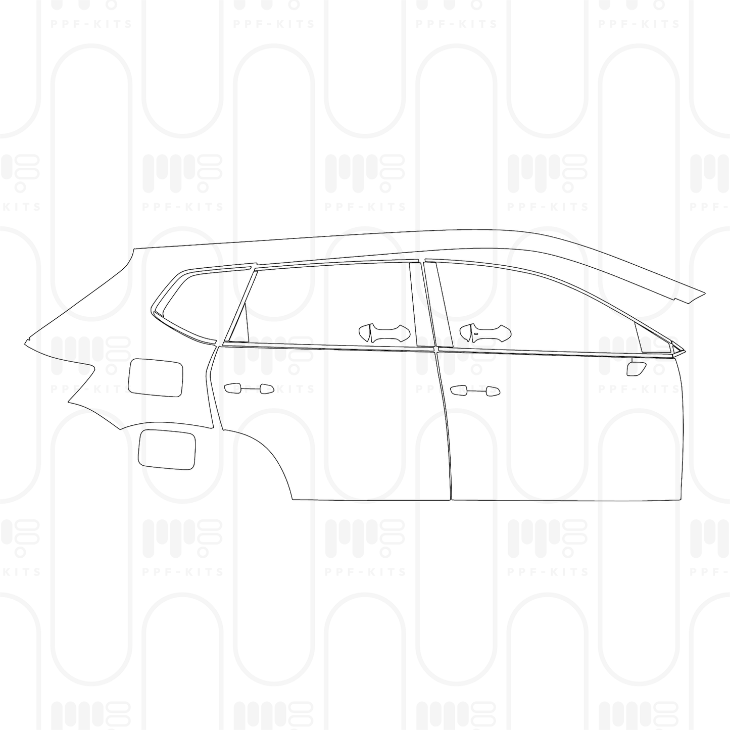 Pre-Cut PPF Volkswagen Taos (US) SEL 2026