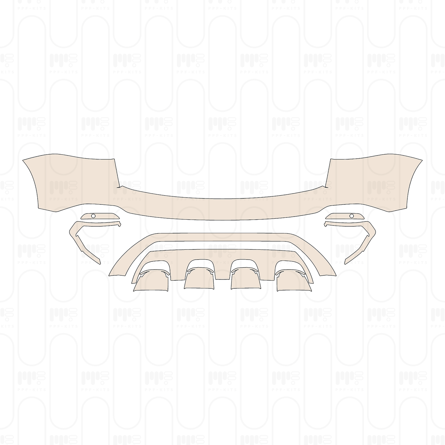 Pre-Cut PPF Volkswagen Taos (US) SE 2026