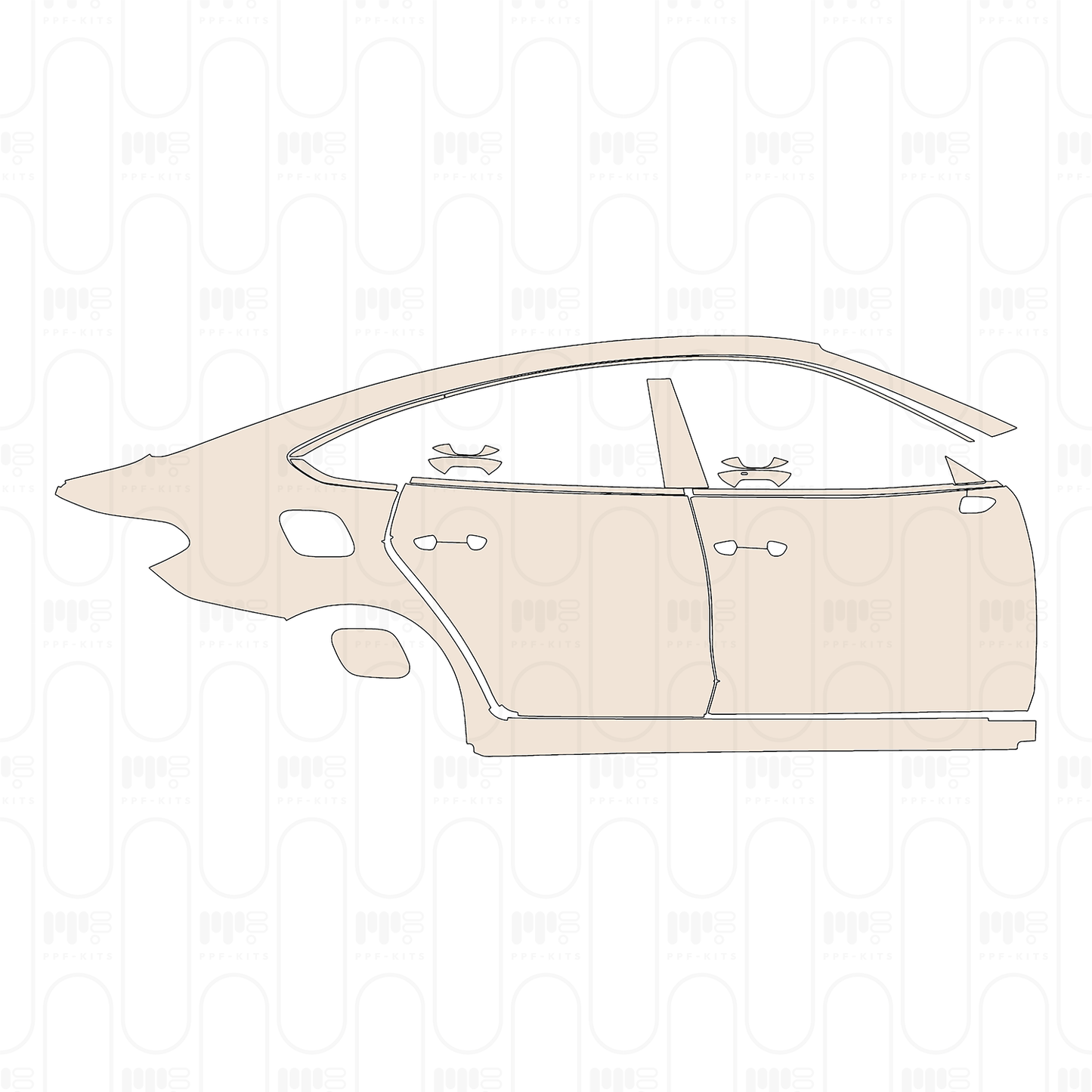Pre-Cut PPF Volkswagen Lamando L (CN) Base 2026