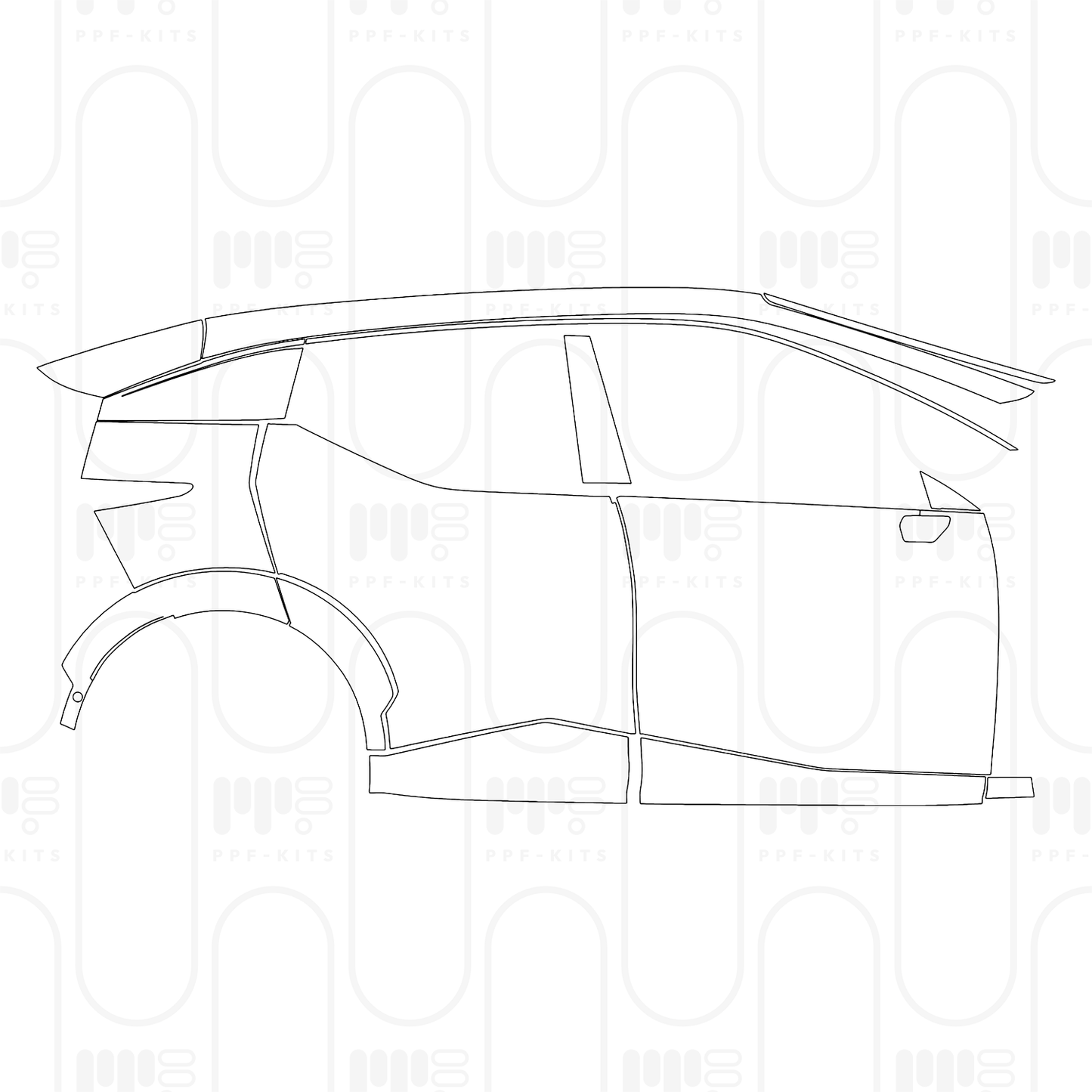 Pre-Cut PPF Zeekr X 2026