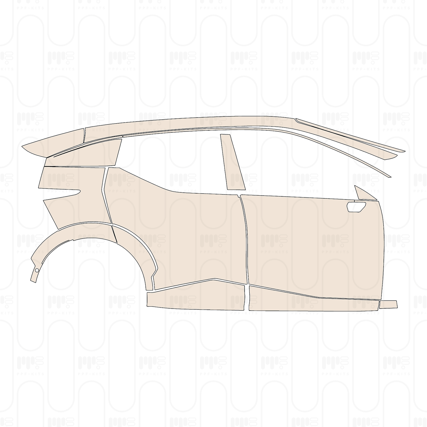 Pre-Cut PPF Zeekr X 2026