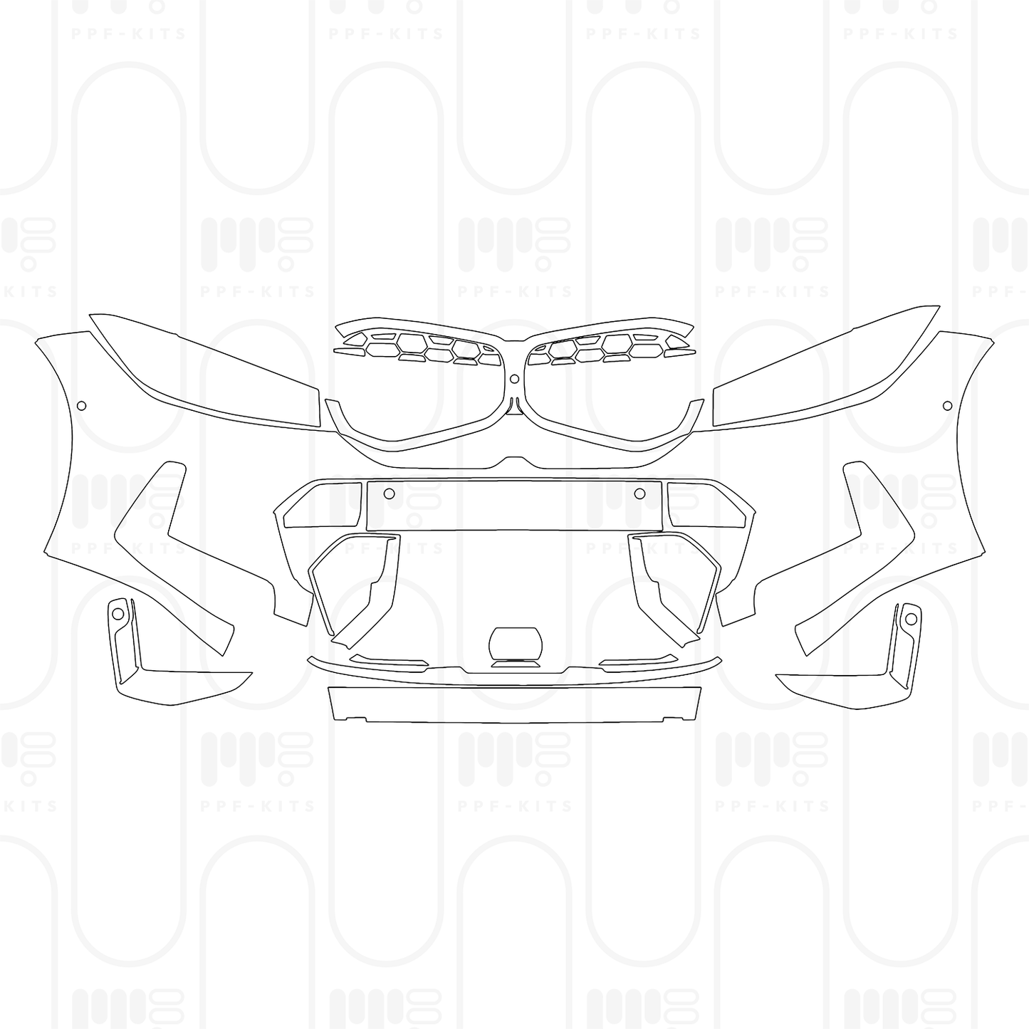 Pre-Cut PPF BMW 3 Series Sedan M340i 2026