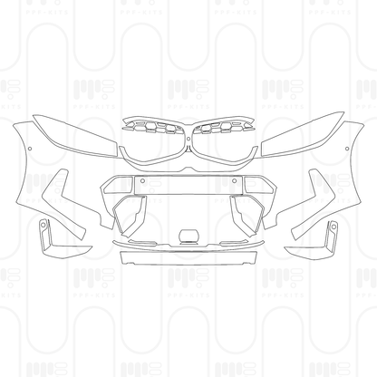 Pre-Cut PPF BMW 3 Series Sedan M340i 2026