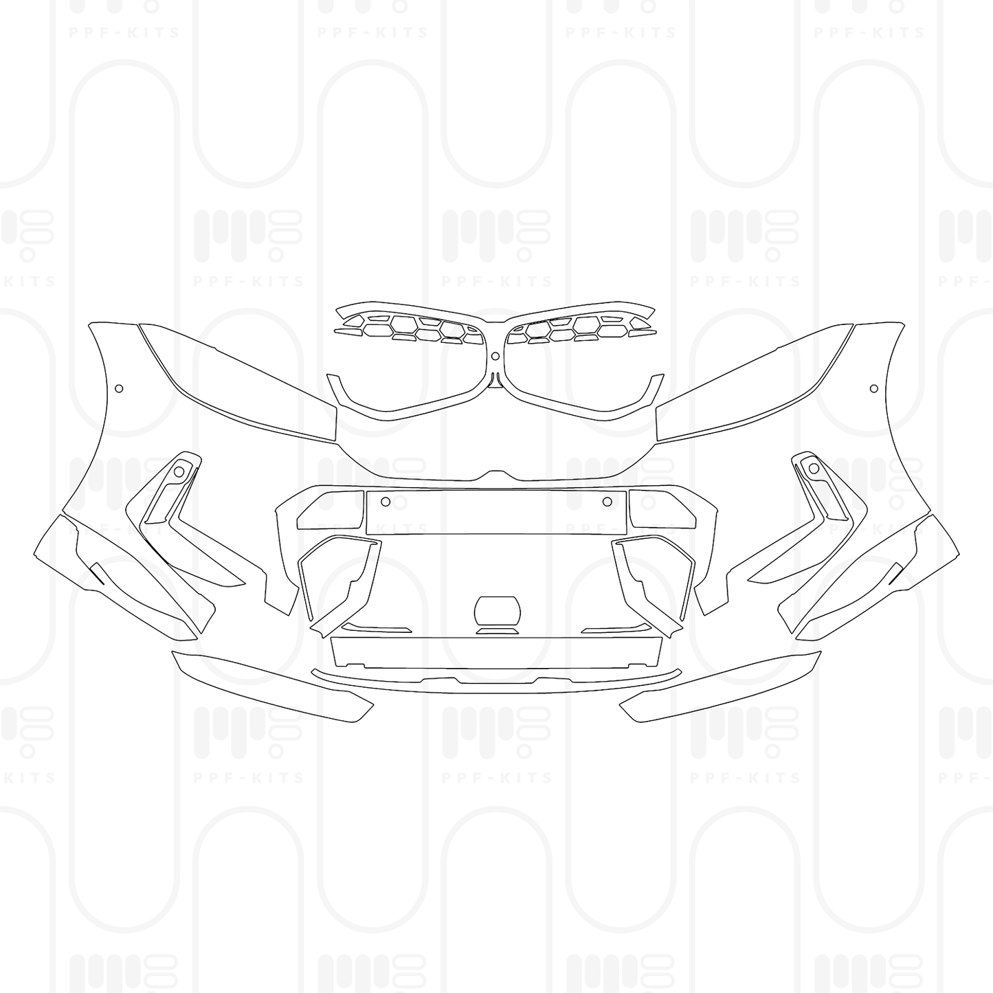 Pre-Cut PPF BMW 3 Series Sedan M340i 2026