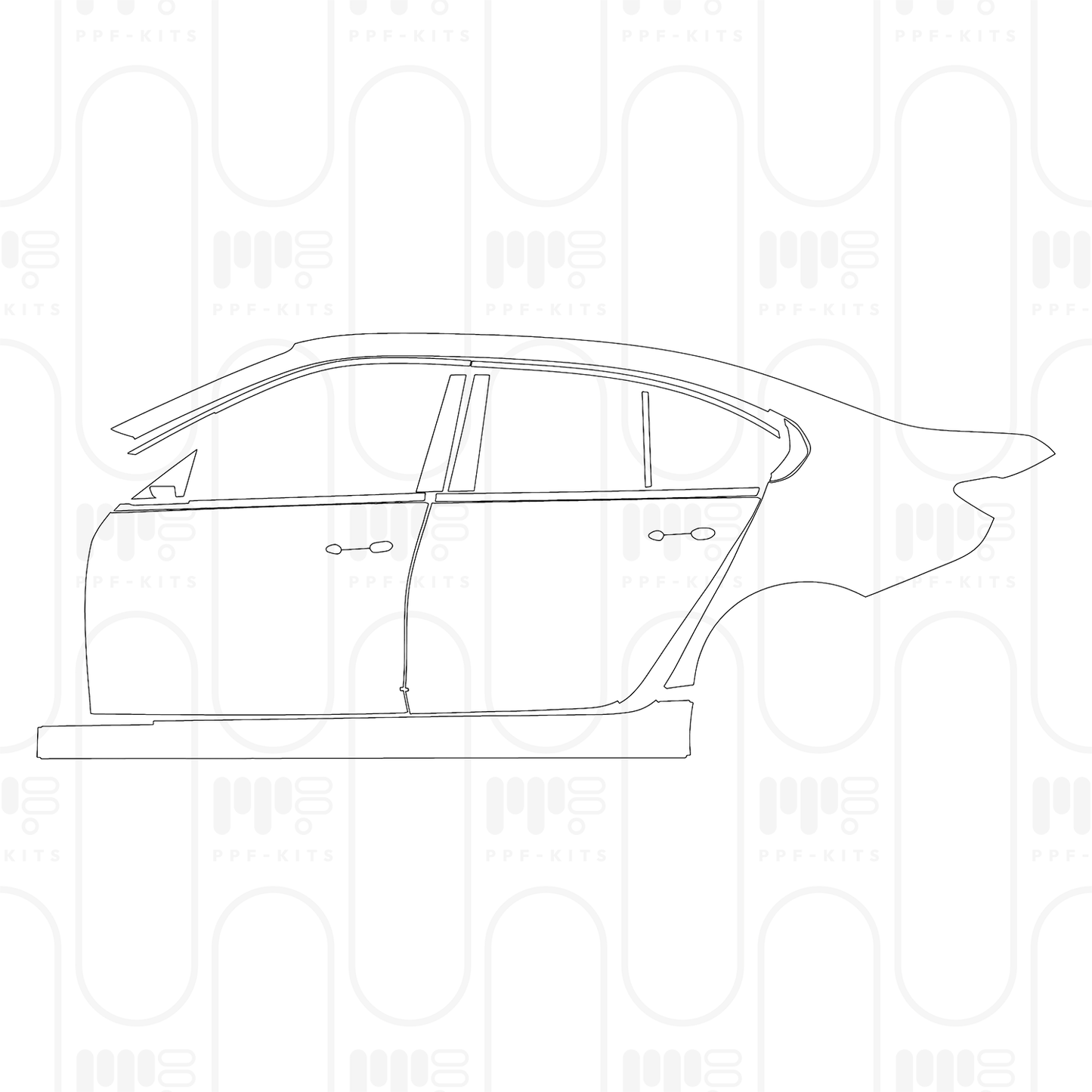 Pre-Cut PPF BMW 3 Series Sedan Base Extended Wheelbase 2026