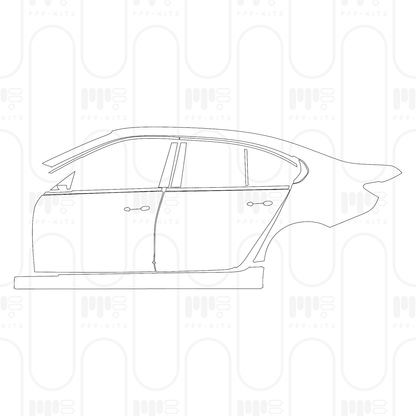 Pre-Cut PPF BMW 3 Series Sedan Base Extended Wheelbase 2026