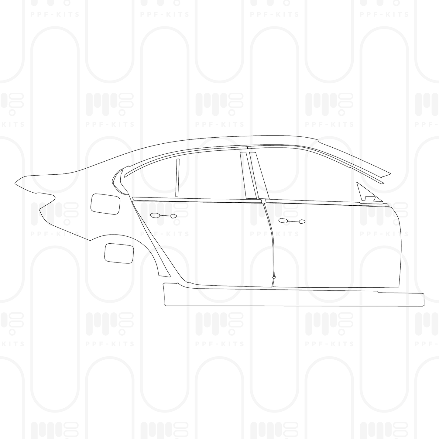 Pre-Cut PPF BMW 3 Series Sedan Base Extended Wheelbase 2026
