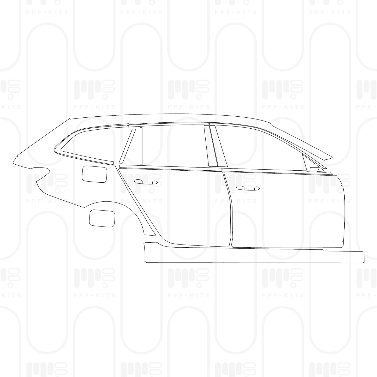 Pre-Cut PPF BMW 3 Series Touring Wagen Base 2026