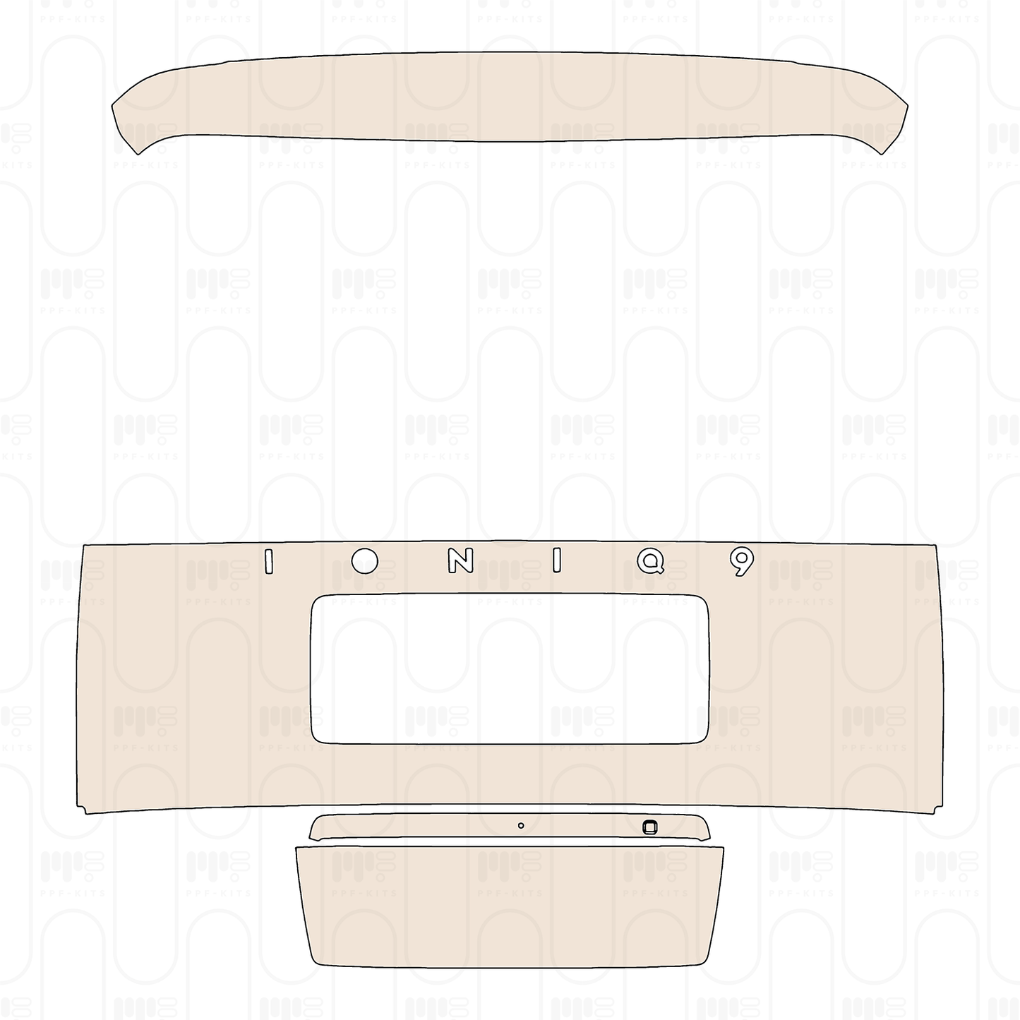 Pre-Cut PPF Hyundai IONIQ 9 Limited 2026