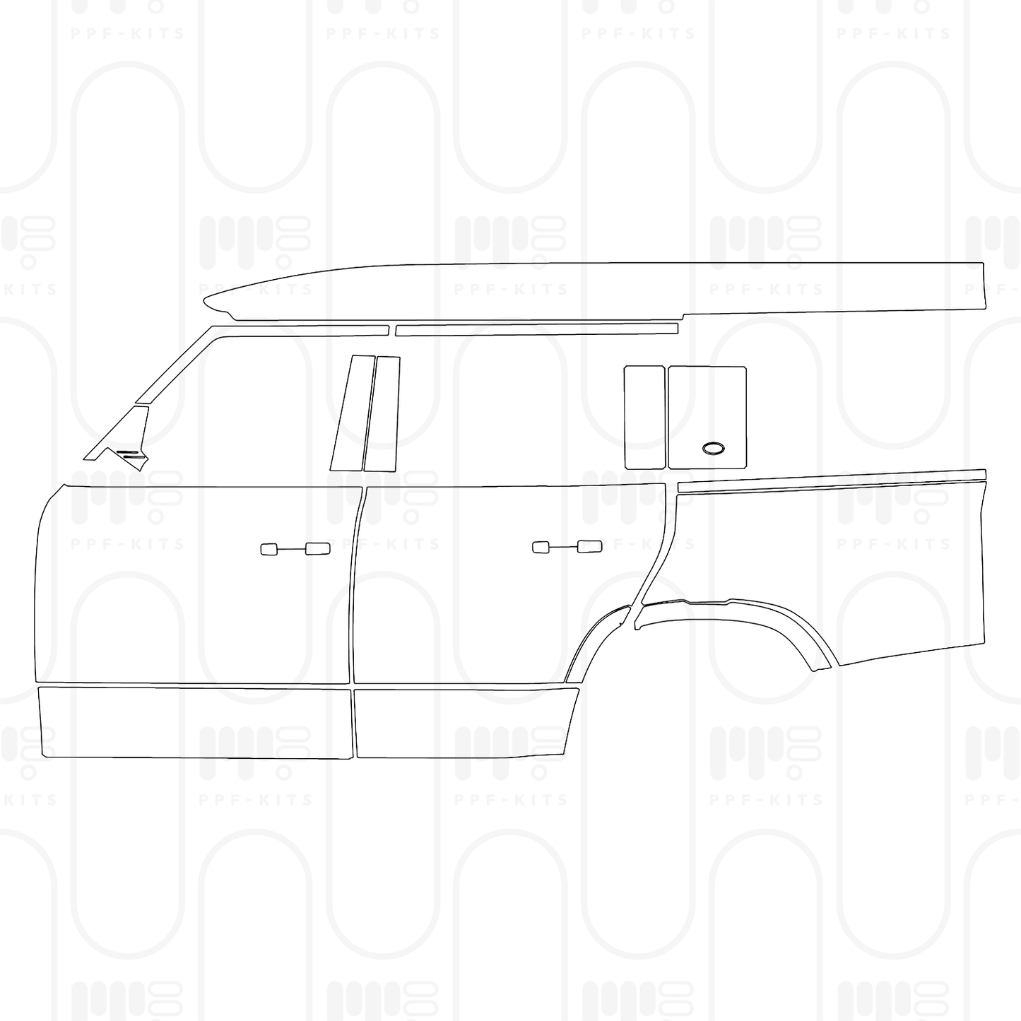 Pre-Cut PPF Land Rover Defender 130 V8 2026