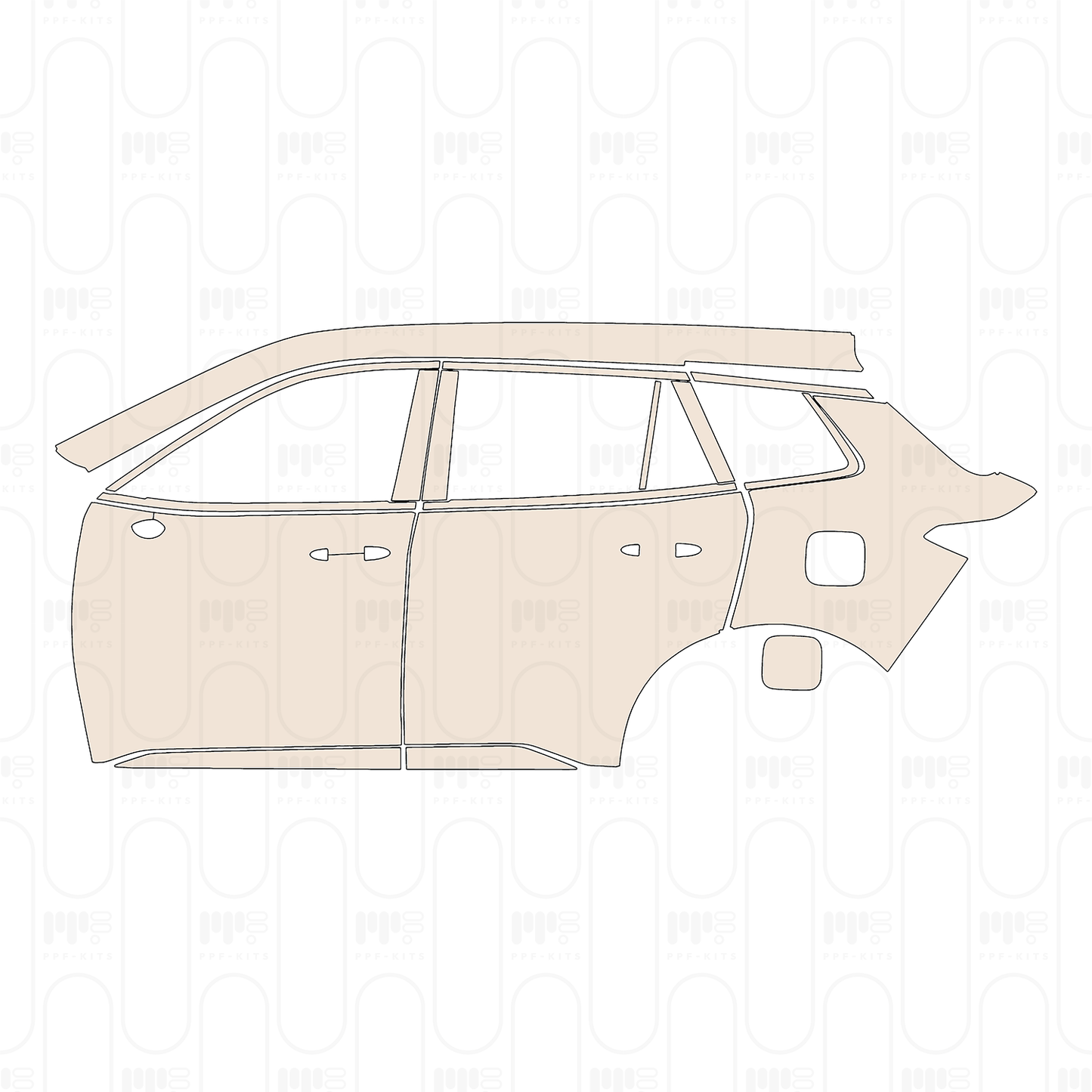 Pre-Cut PPF Ford Equator Sport 2025