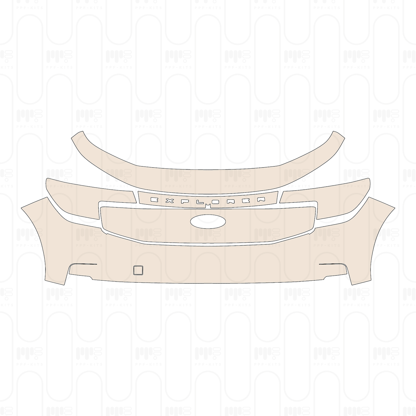 Pre-Cut PPF Ford Explorer EV (EU) Select 2025
