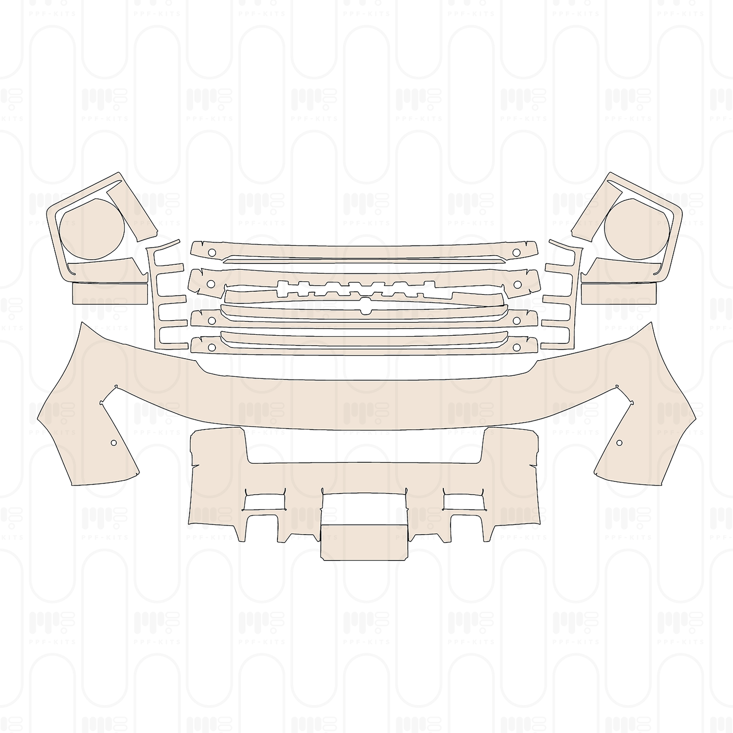 Pre-Cut PPF Haval H9 2025