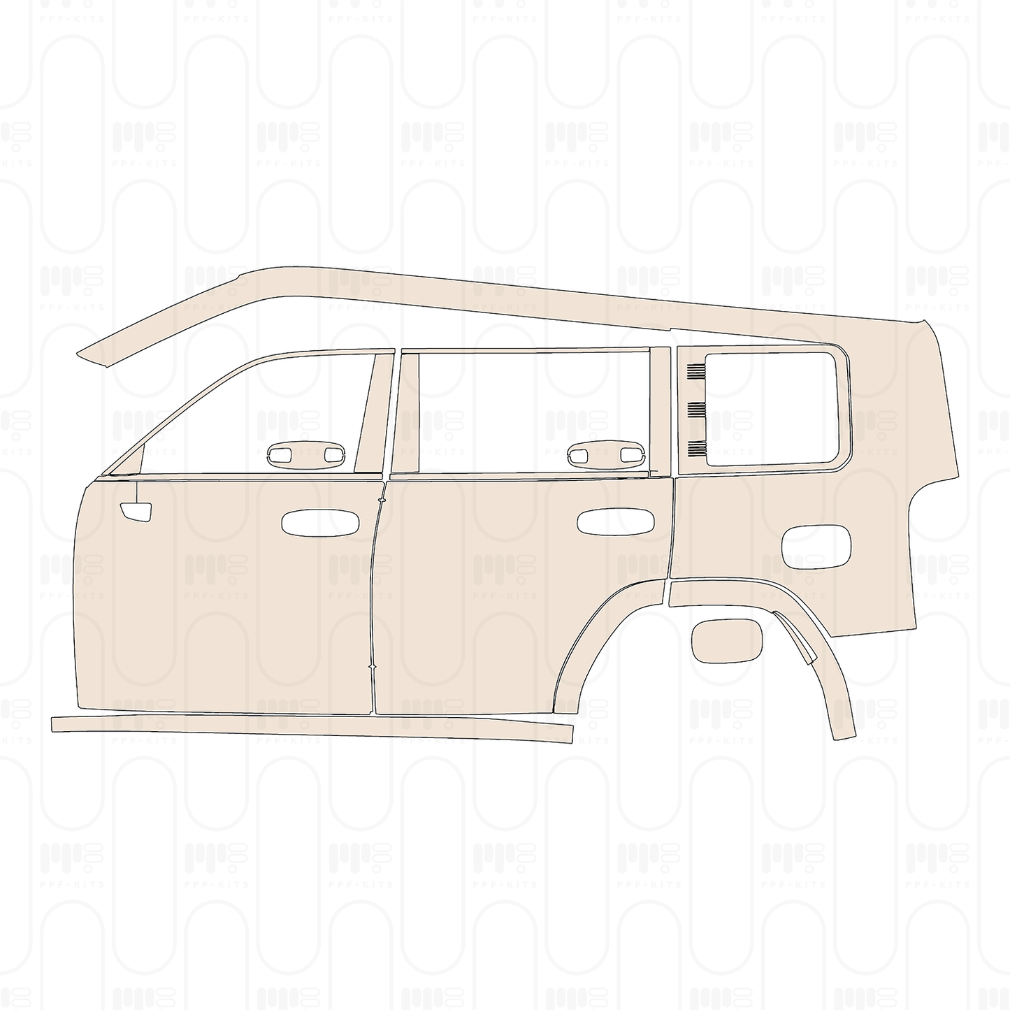 Pre-Cut PPF Haval H9 2025