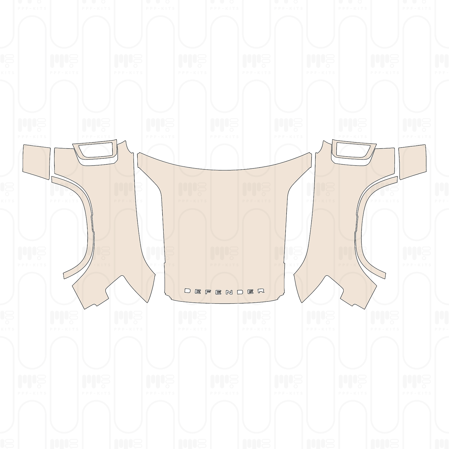 Pre-Cut PPF Land Rover Defender 130 X 2025