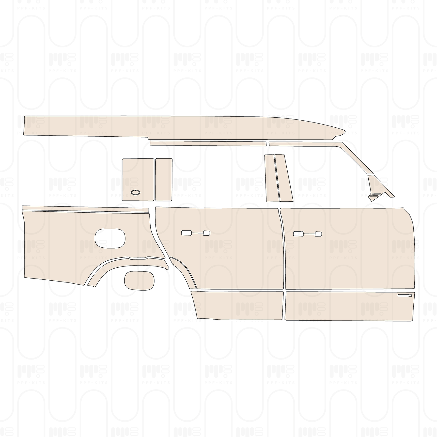 Pre-Cut PPF Land Rover Defender 130 X 2025