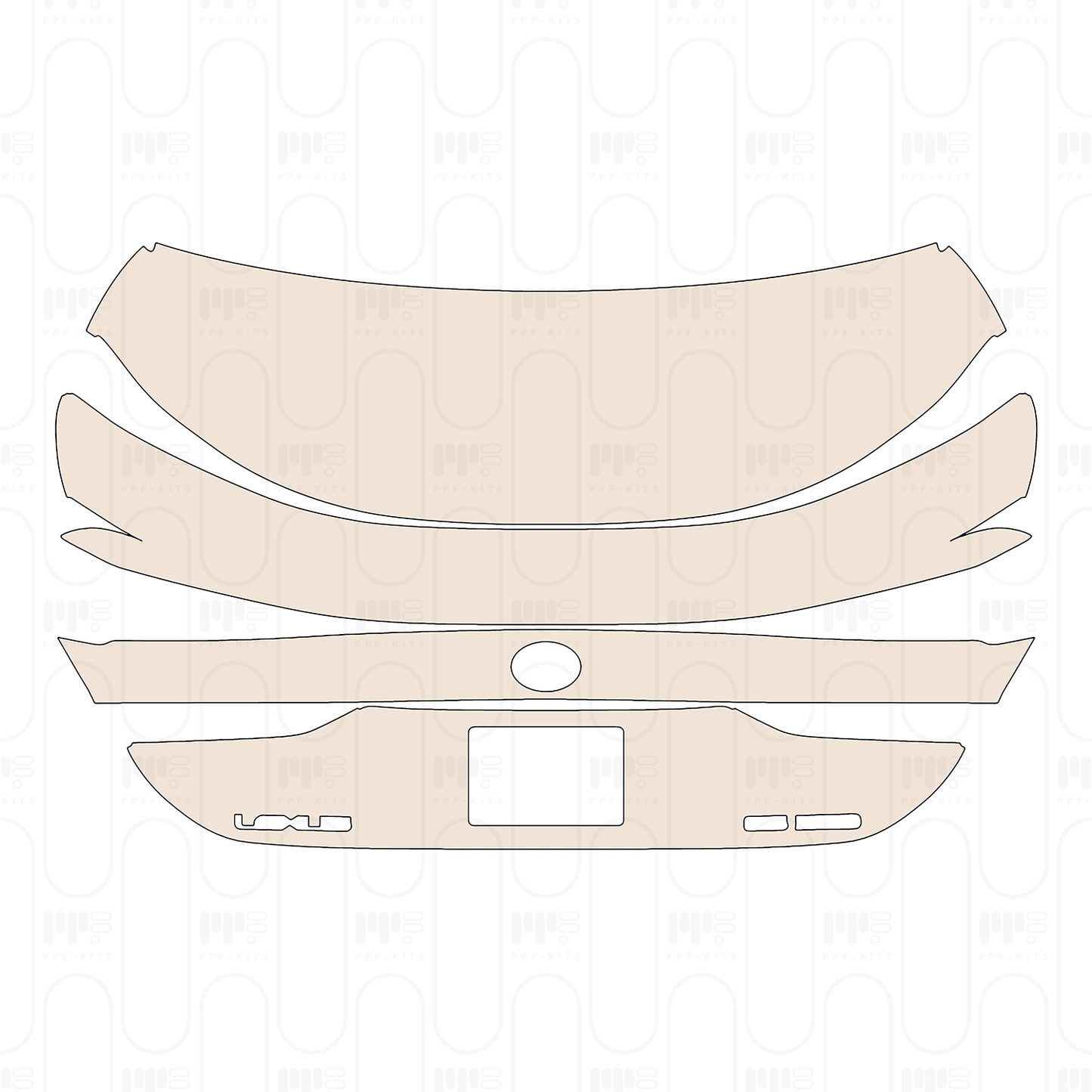 Pre-Cut PPF Lexus ES (US) F Sport 2025