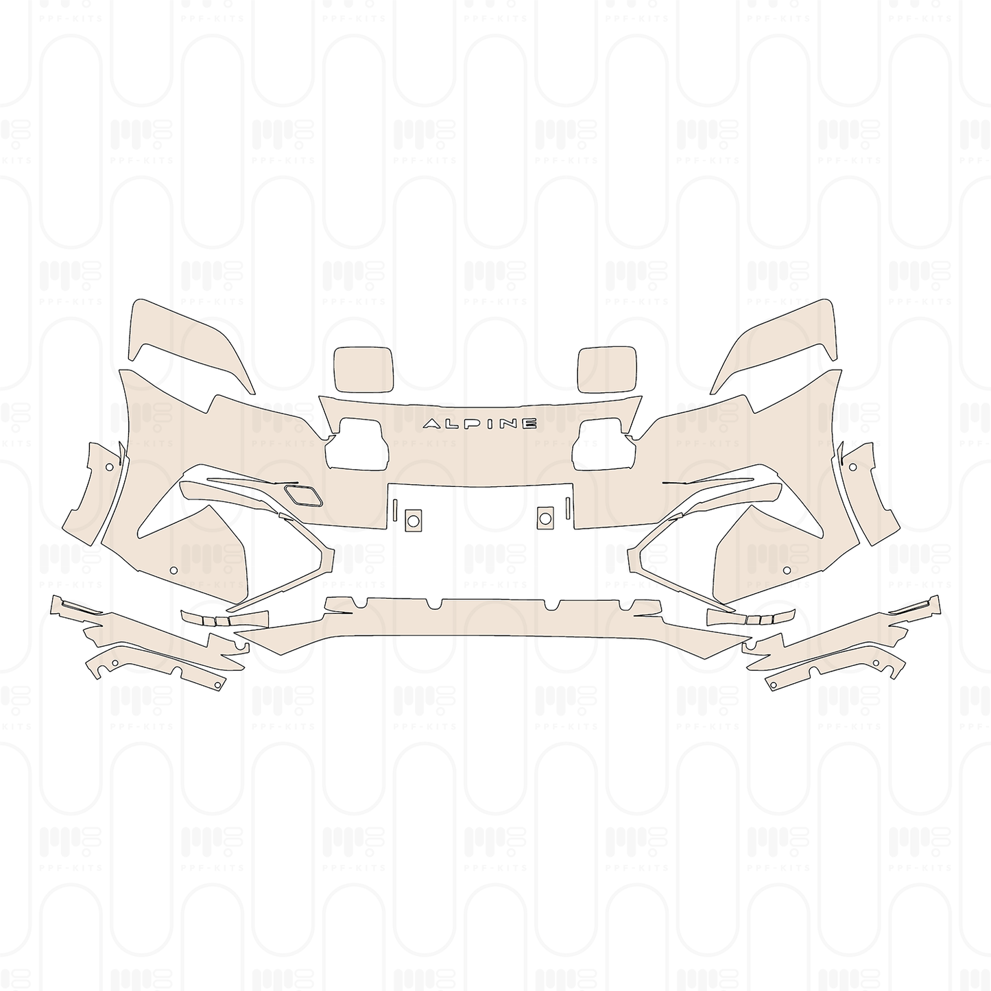 Pre-Cut PPF Alpine A 290 GT 2025