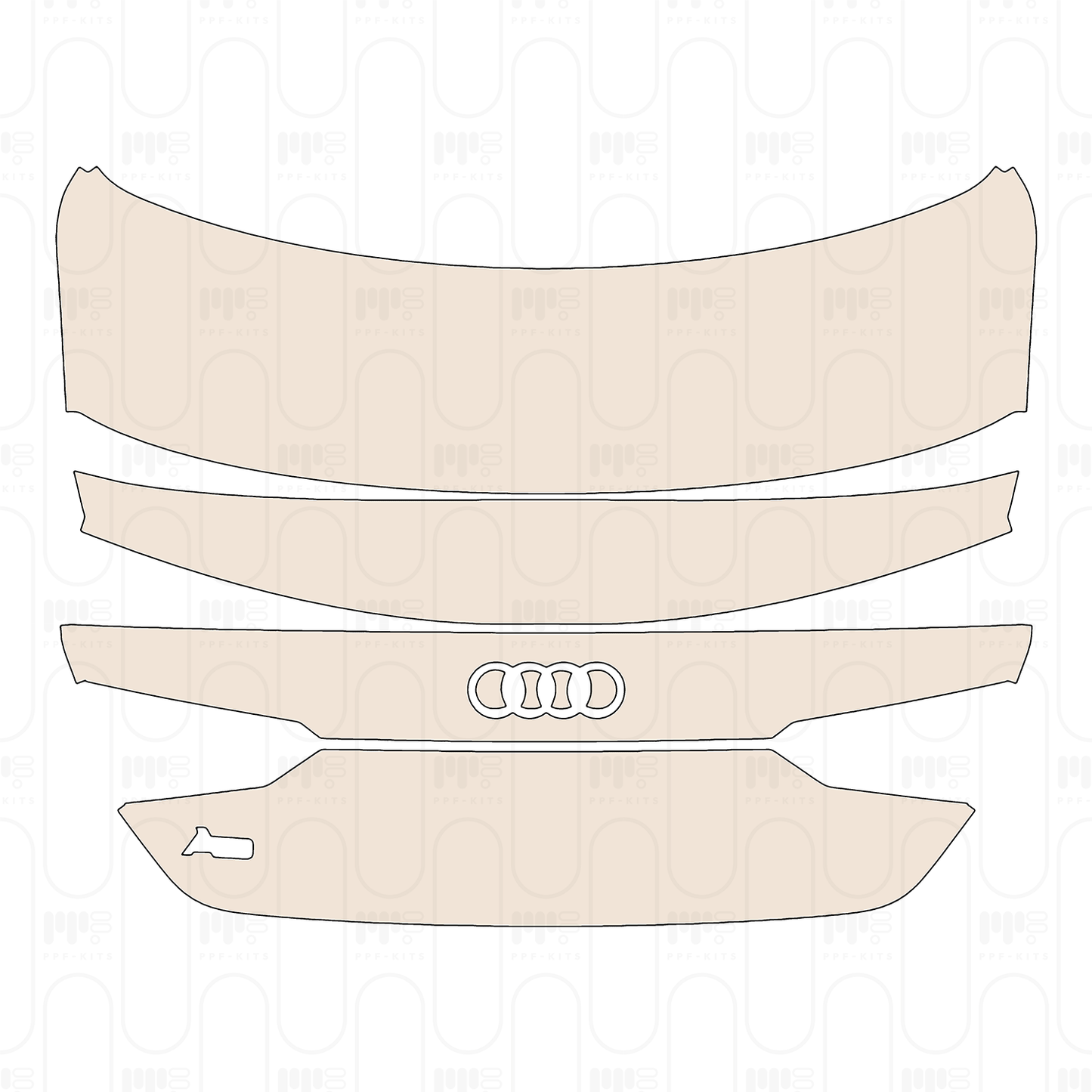 Pre-Cut PPF Audi A5 Coupe S-line 2025