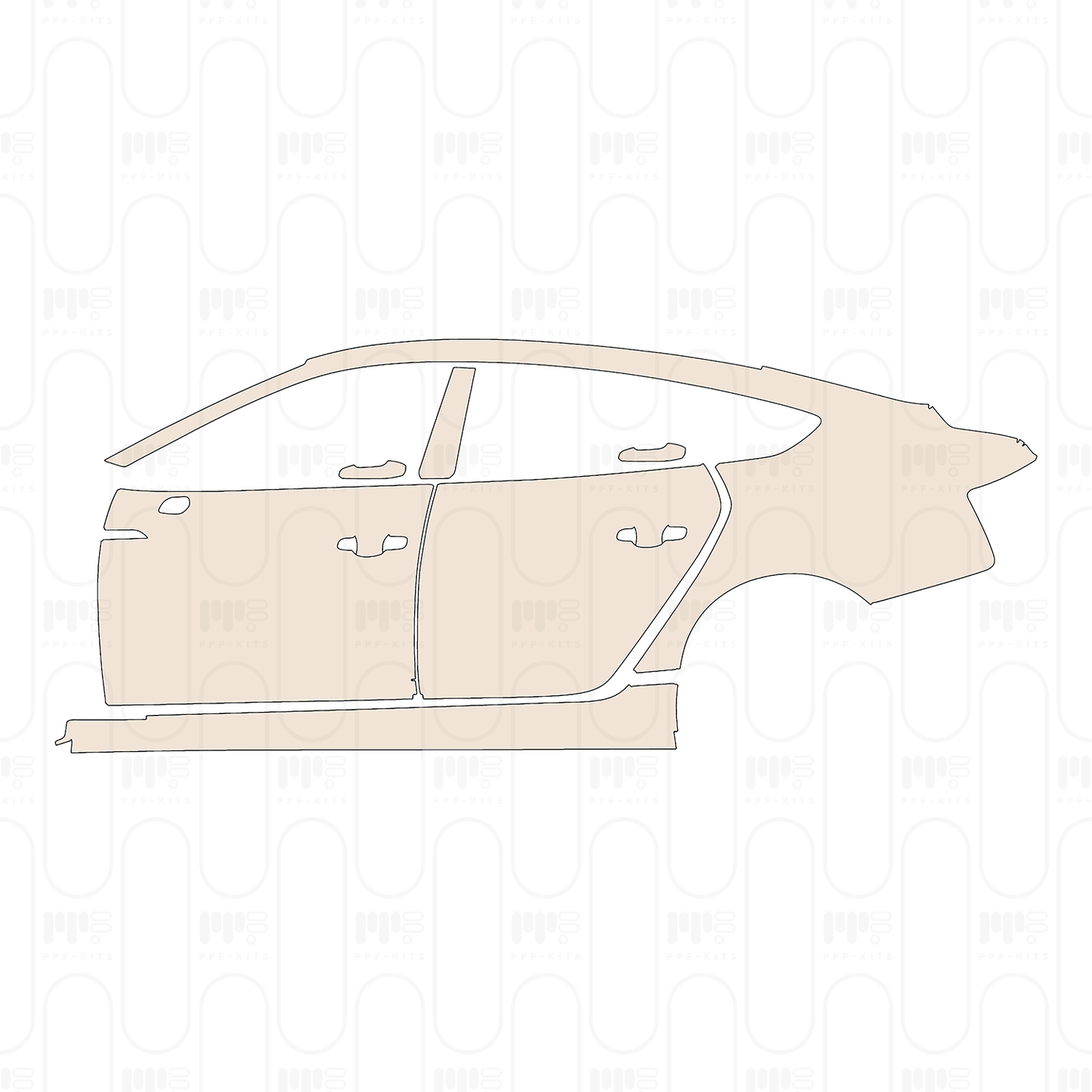 Pre-Cut PPF Audi A5 Sportback Base 2025