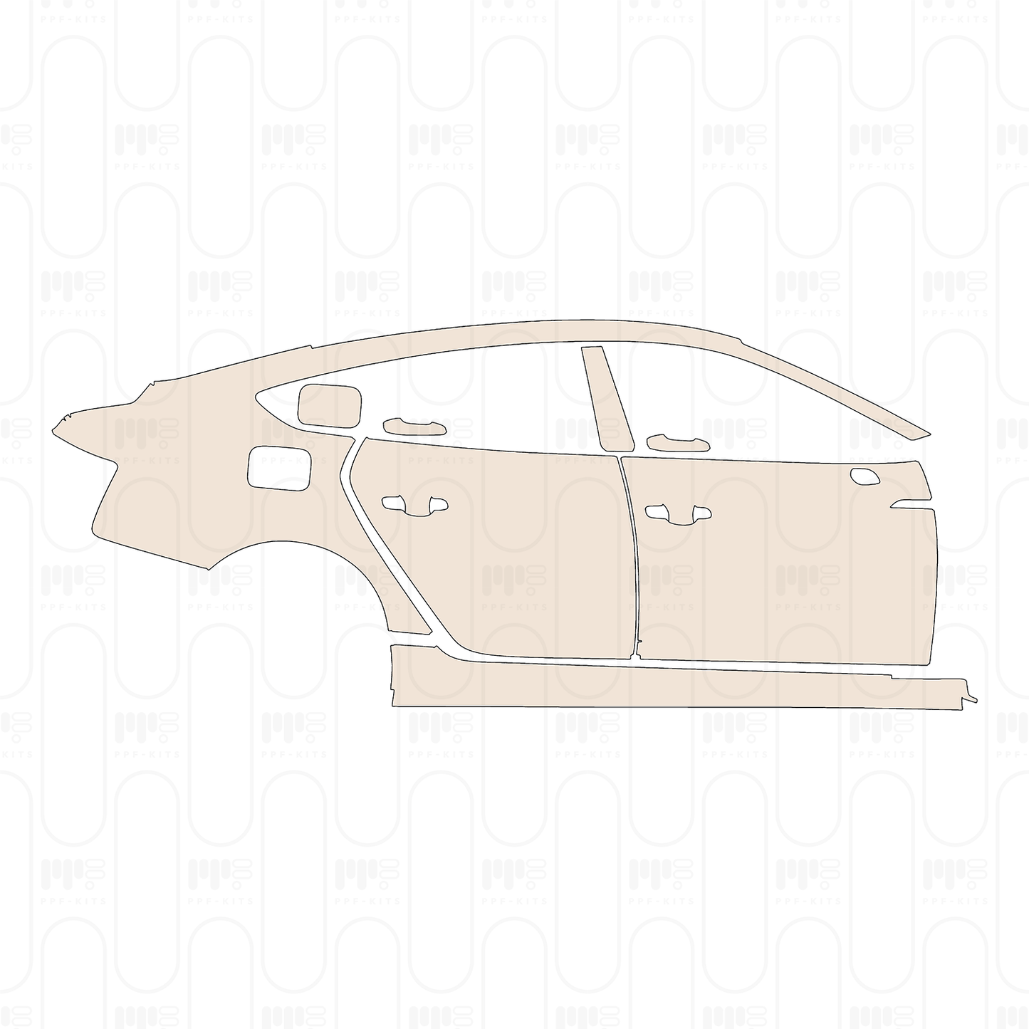 Pre-Cut PPF Audi A5 Sportback Base 2025