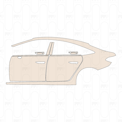 Pre-Cut PPF Audi A5 Sedan Base 2025