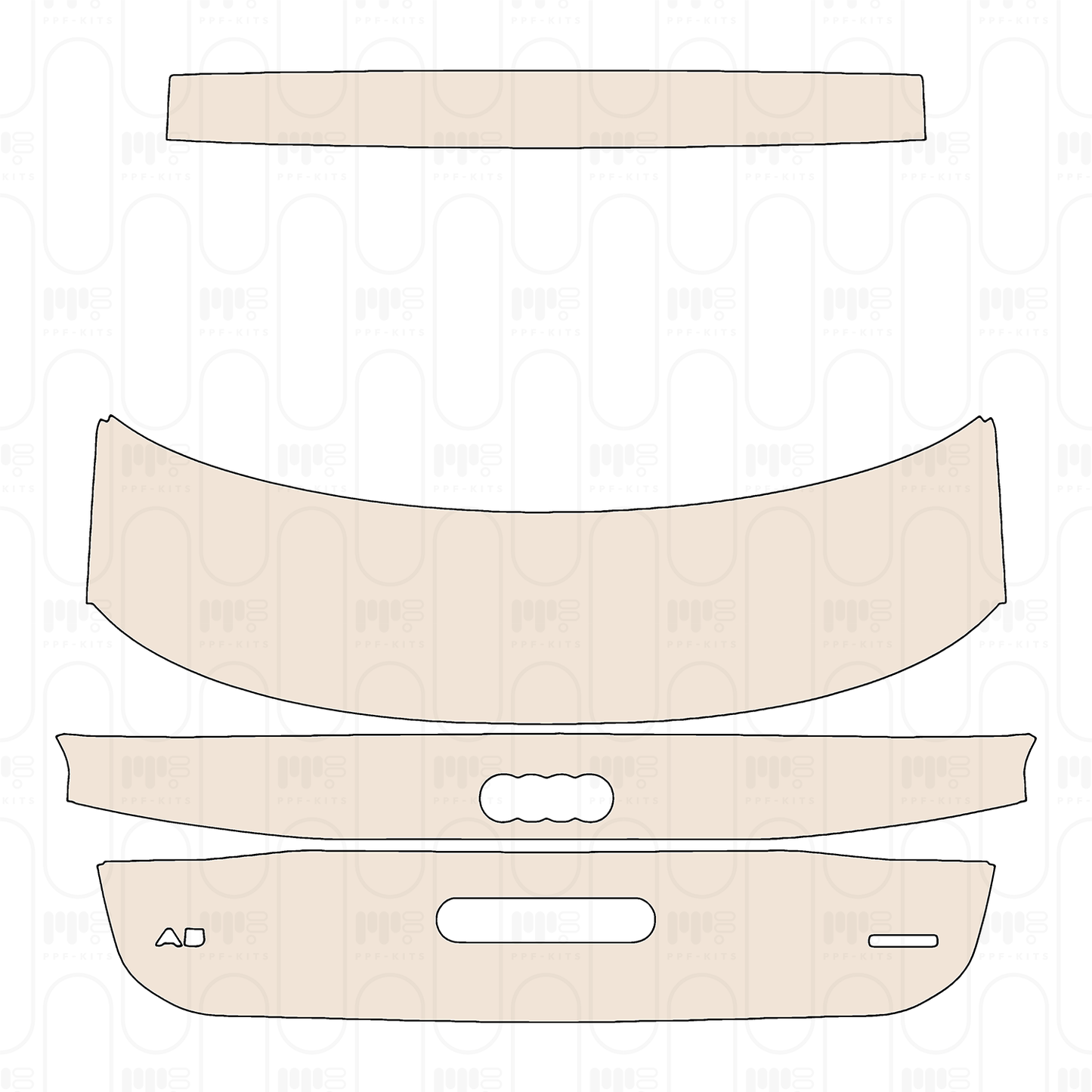 Pre-Cut PPF Audi A5 Sedan S-Line 2025