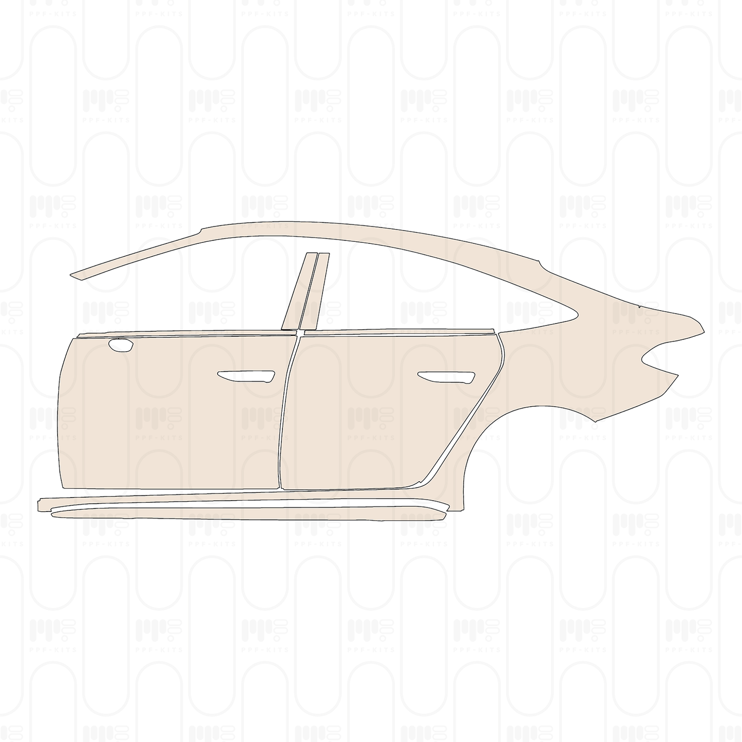 Pre-Cut PPF Audi A5 S5 Sedan 2025
