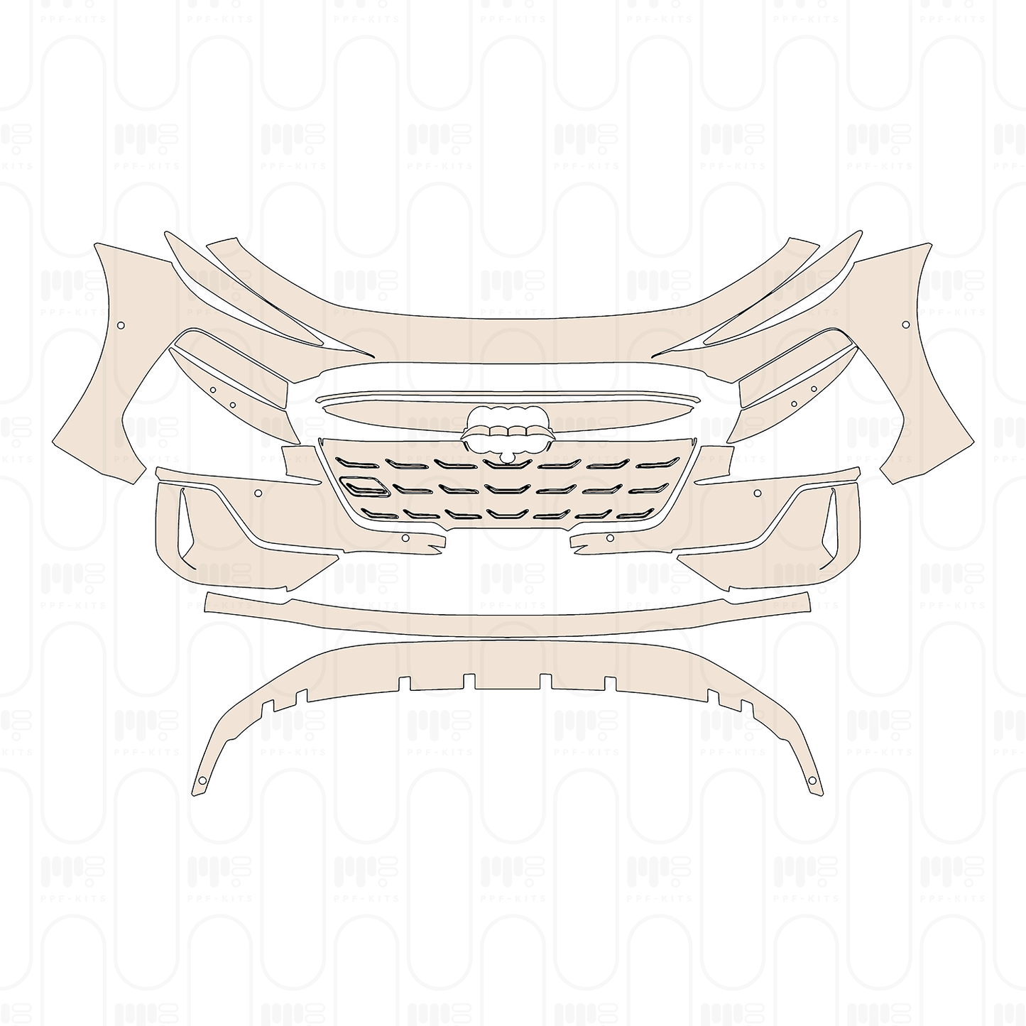Pre-Cut PPF Audi A6 e-tron S6 Sportback e-tron 2025
