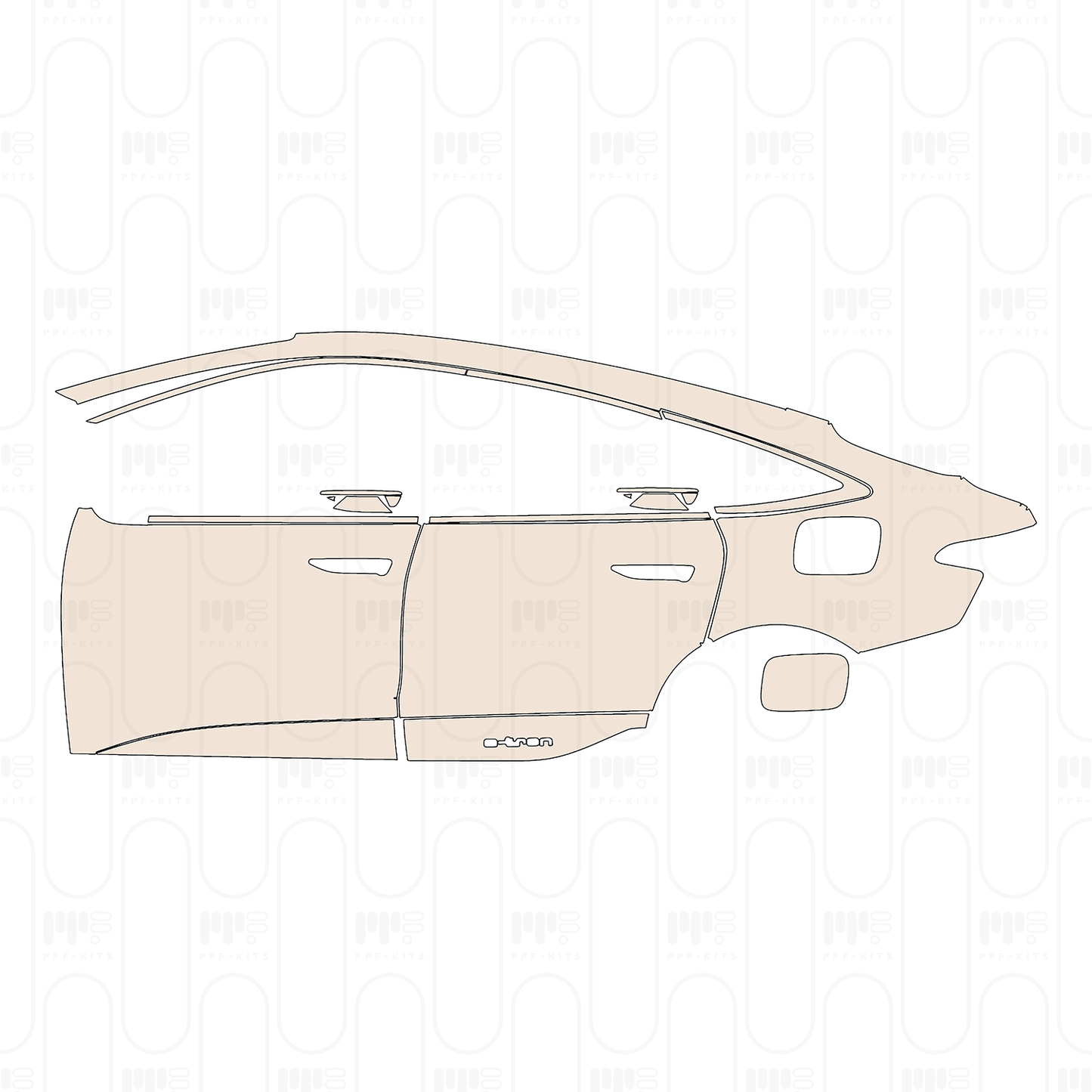 Pre-Cut PPF Audi A6 e-tron S6 Sportback e-tron 2025