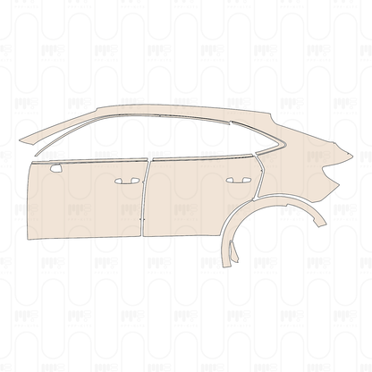 Pre-Cut PPF Audi Q3 Sportback Base 2025