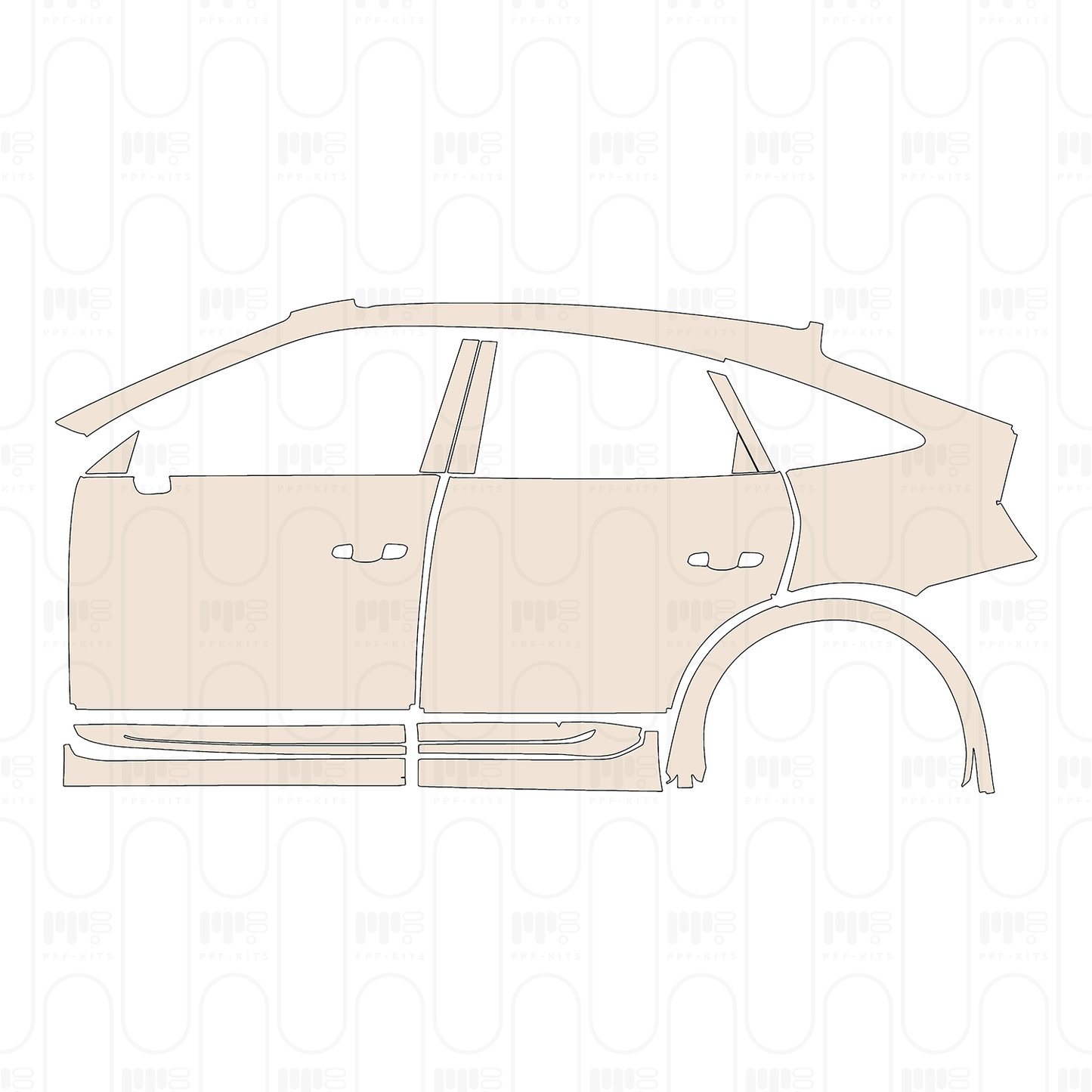 Pre-Cut PPF Audi Q5 Q5L Sportback (Extended Wheelbase) 2025