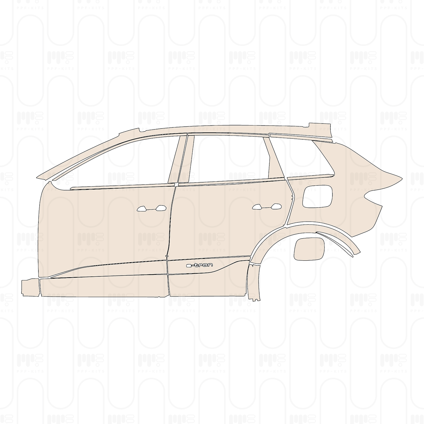Pre-Cut PPF Audi Q6 e-tron SUV SQ6 e-tron 2025