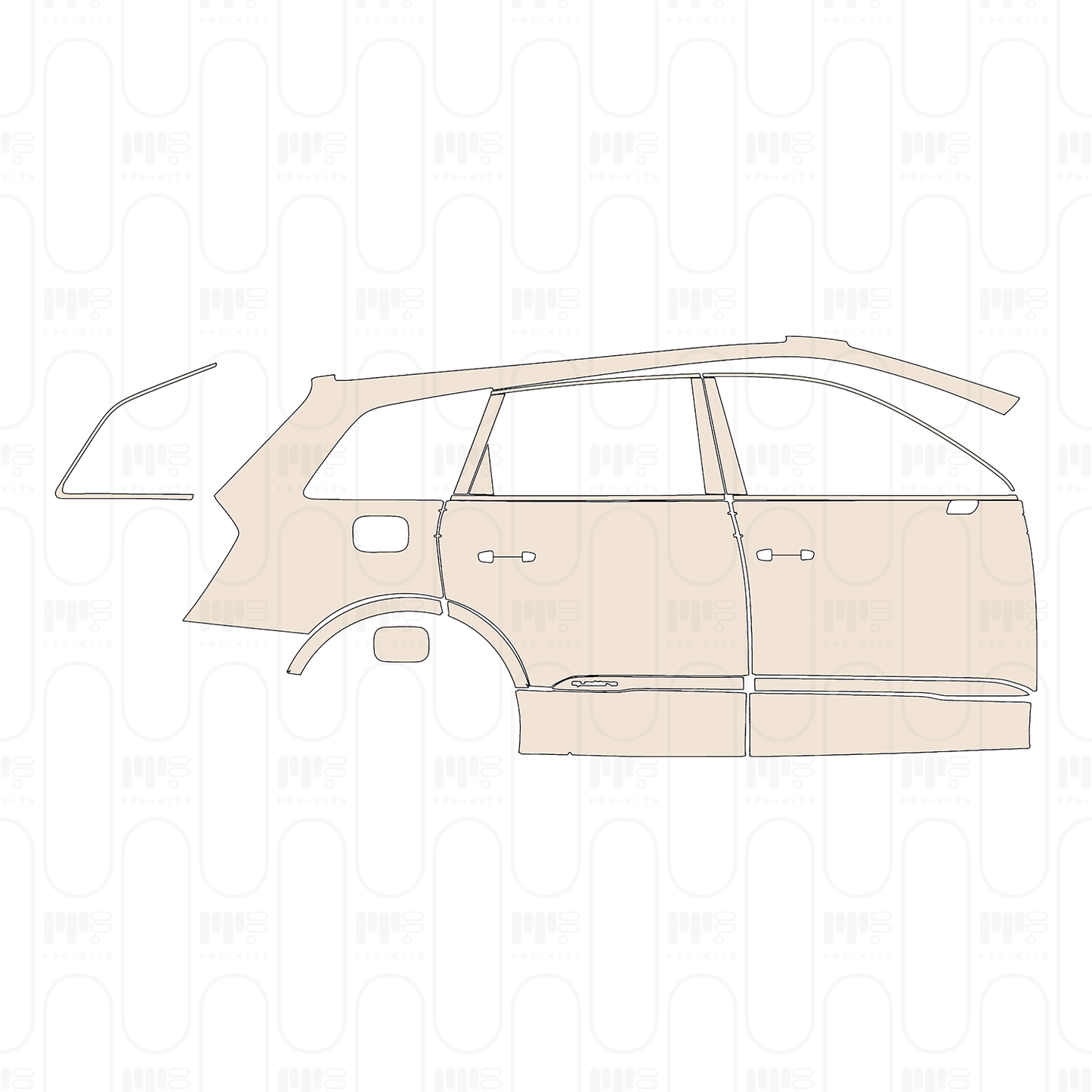Pre-Cut PPF Audi Q7 S-line 2024