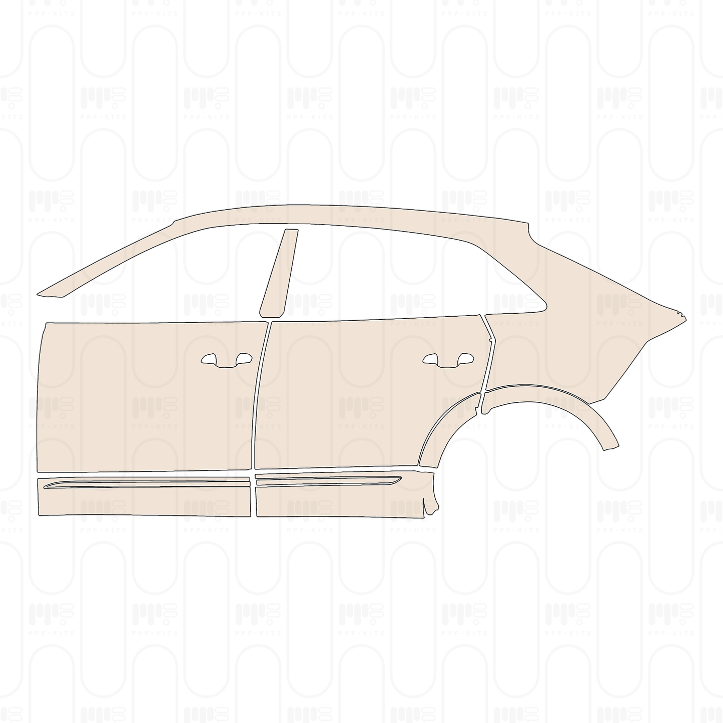 Pre-Cut PPF Audi Q8 S-line 2024