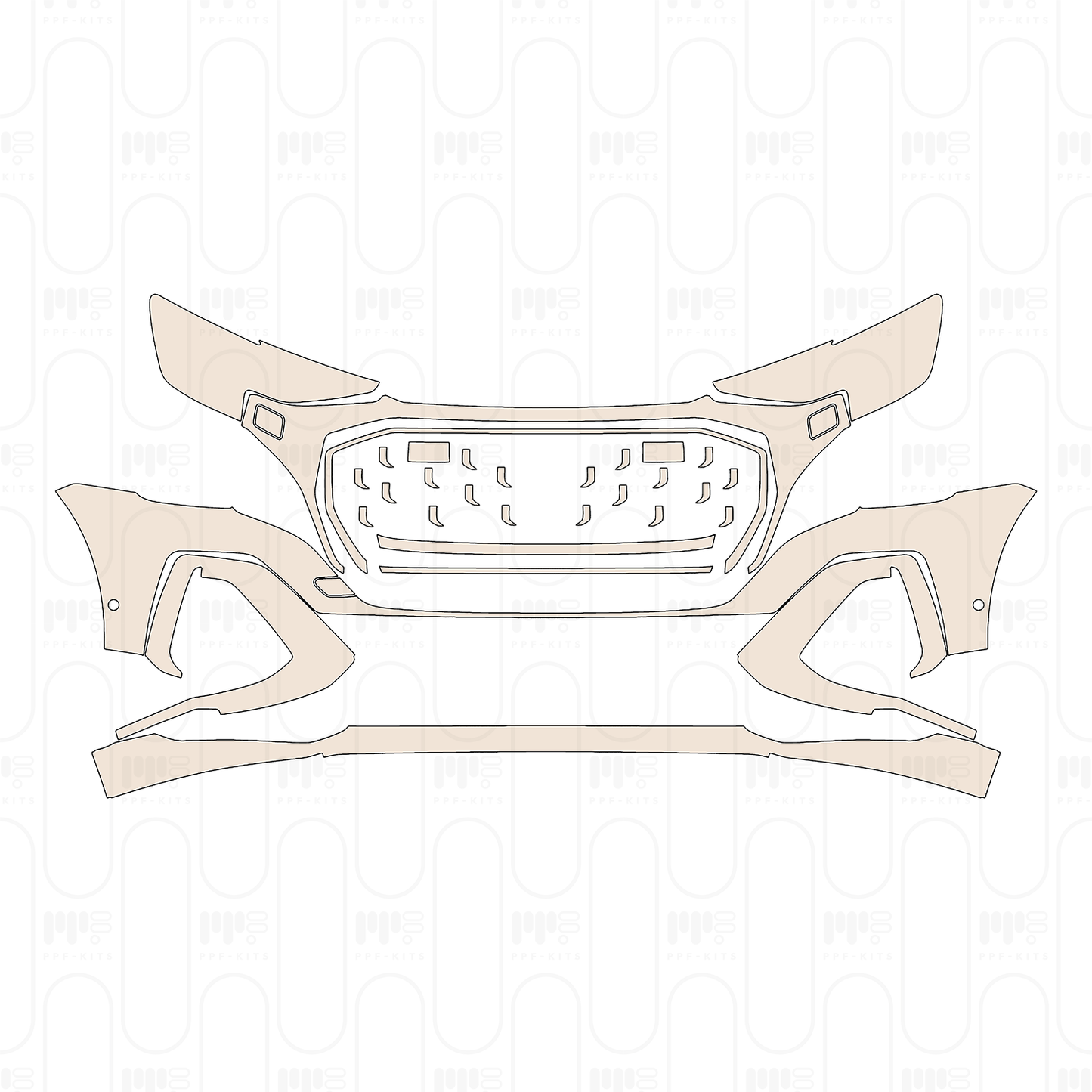 Pre-Cut PPF Audi Q8 S-line 2024