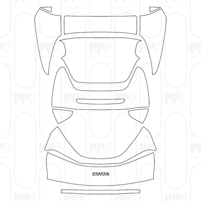 Pre-Cut PPF Ferrari 296 GTS 2025