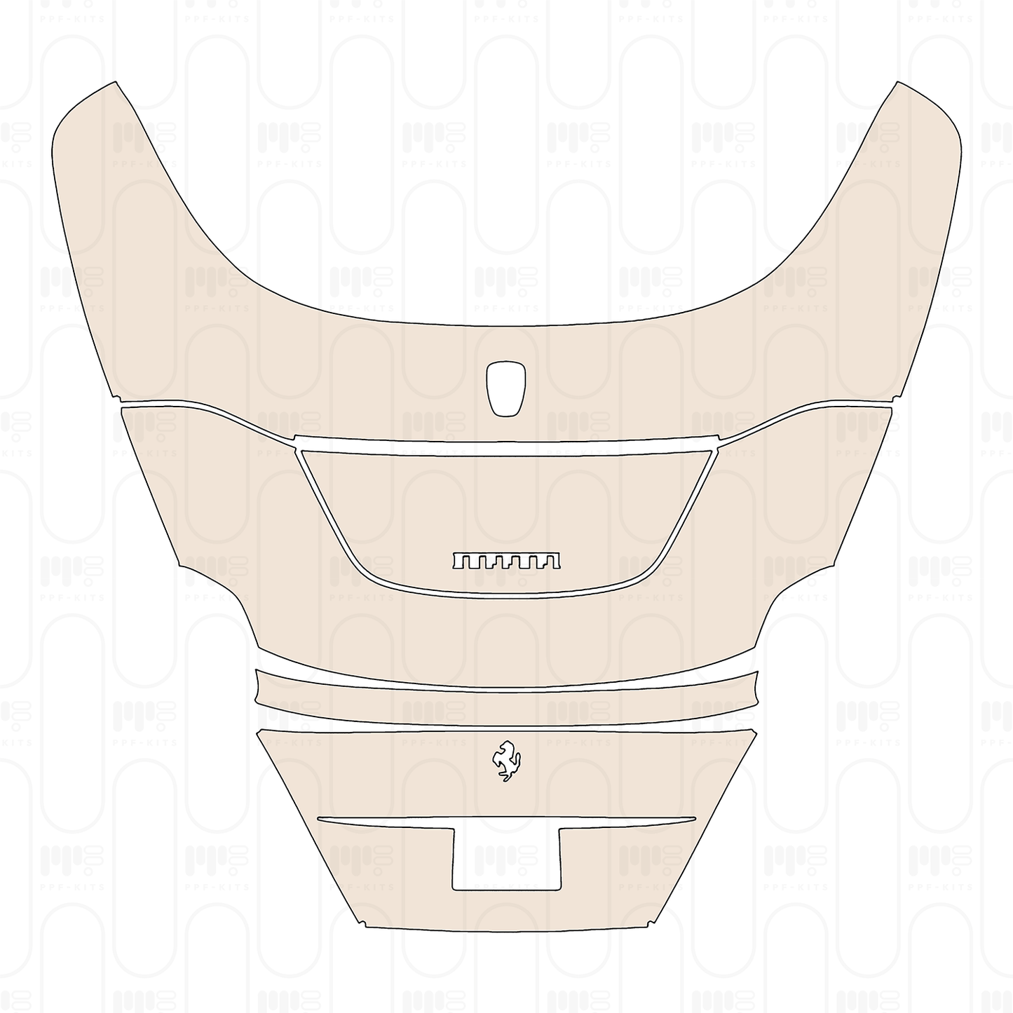 Pre-Cut PPF Ferrari Roma Spider 2025