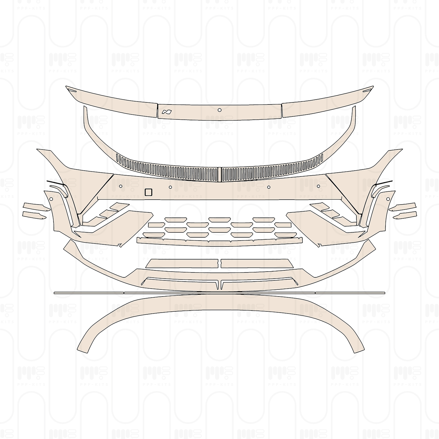 Pre-Cut PPF Hyundai IONIQ 5 N 2024