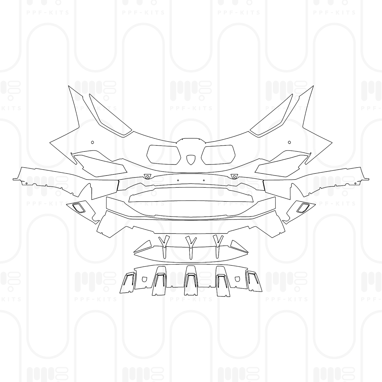 Pre-Cut PPF Lamborghini Huracan Sterrato 2024