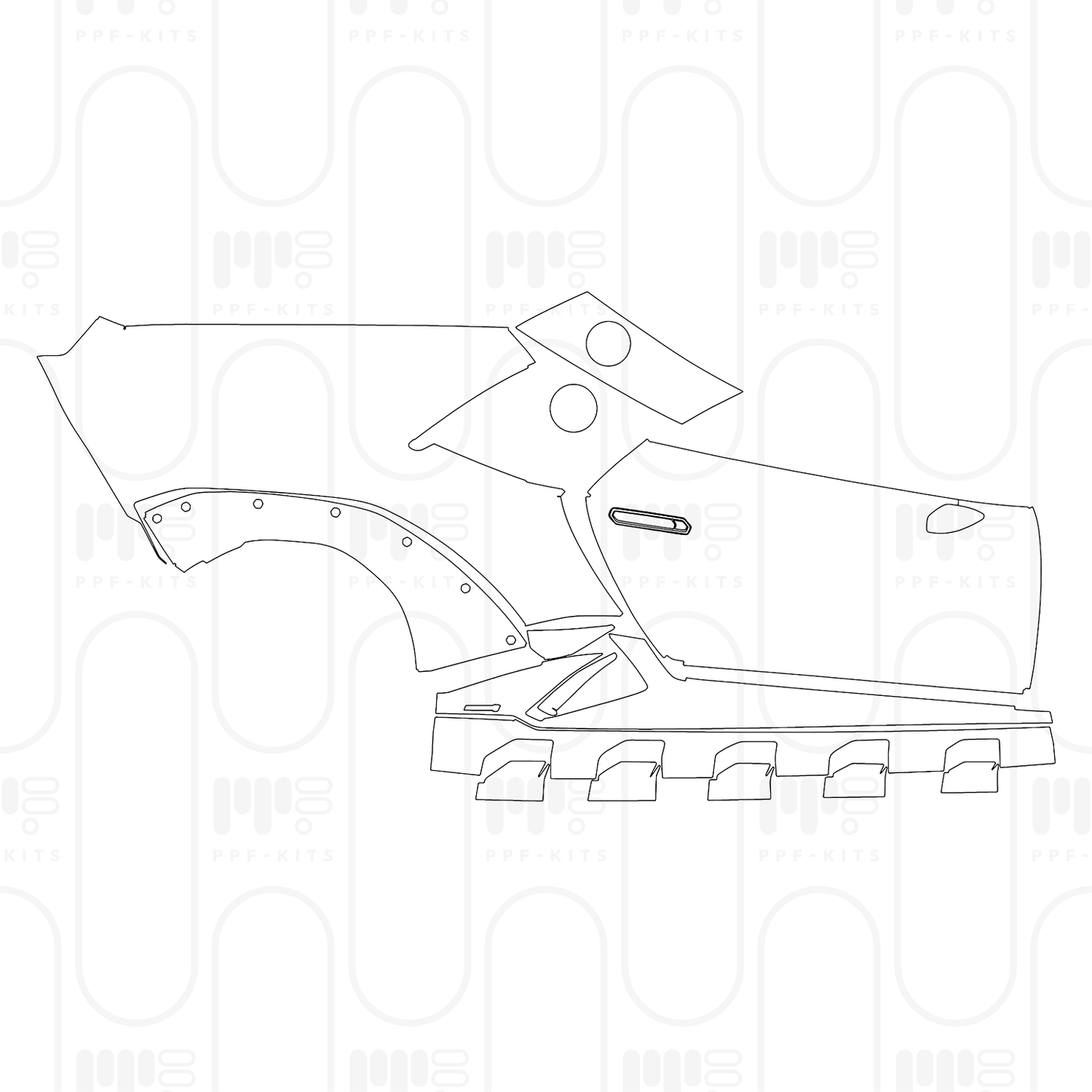 Pre-Cut PPF Lamborghini Huracan Sterrato 2024