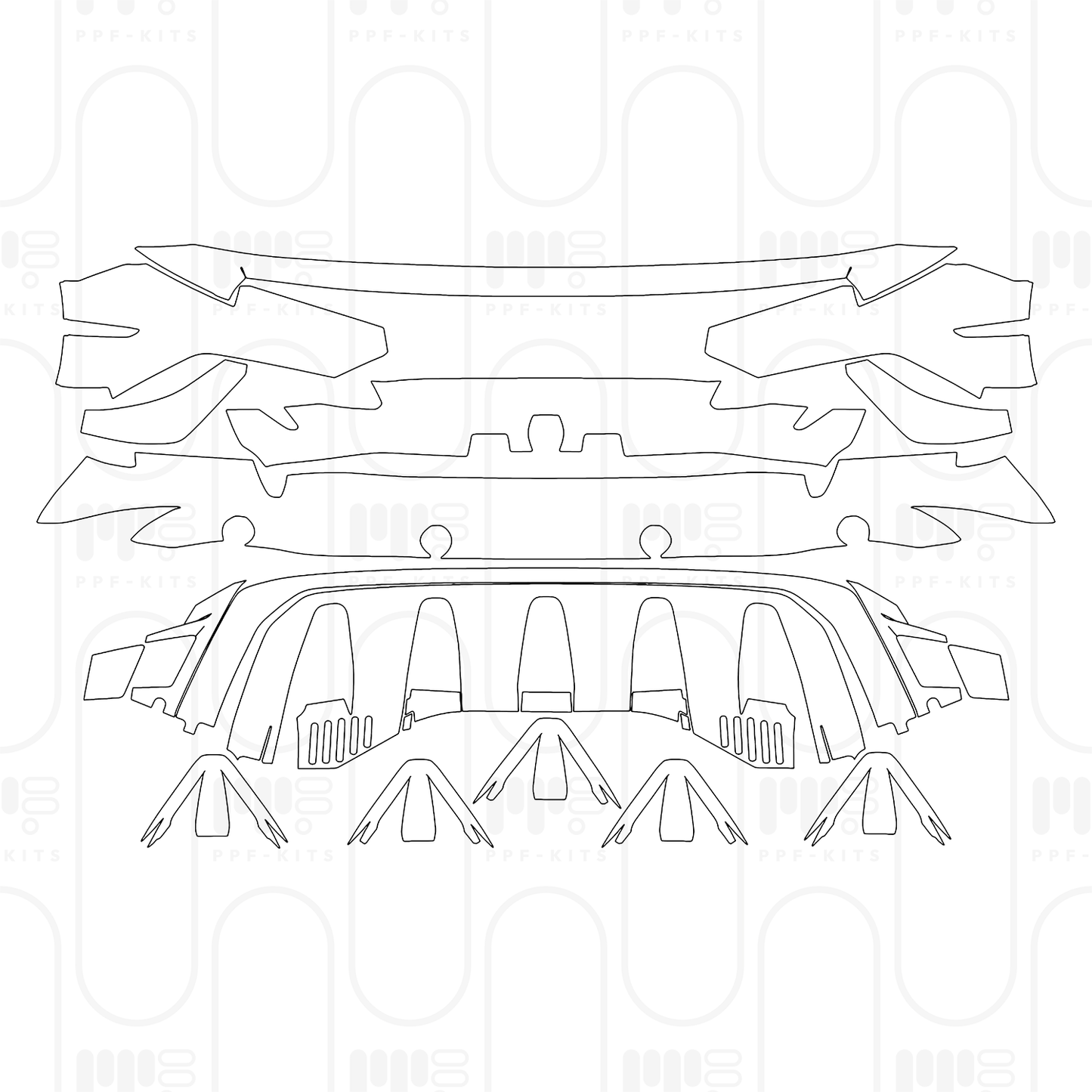 Pre-Cut PPF Lamborghini Huracan Sterrato 2024