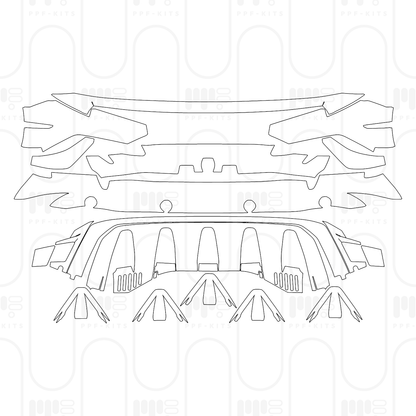 Pre-Cut PPF Lamborghini Huracan Sterrato 2024