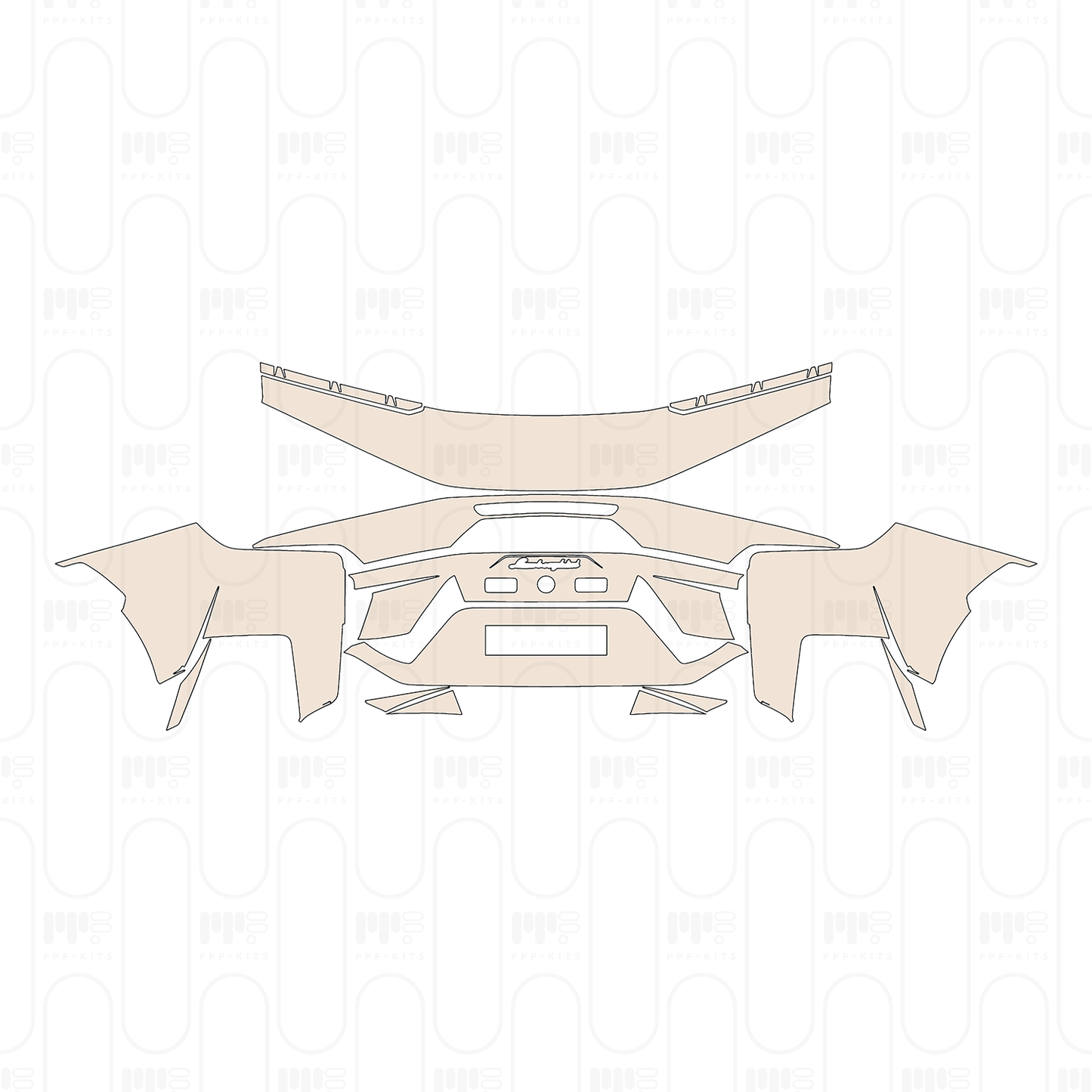 Pre-Cut PPF Lamborghini Temerario 2025