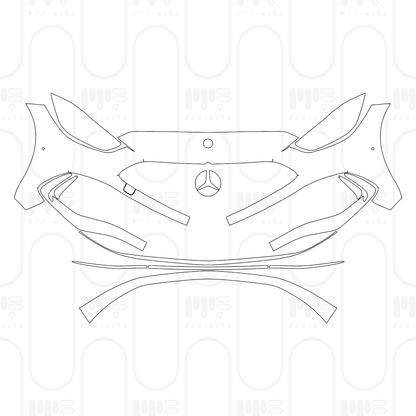 Pre-Cut PPF Mercedes-Benz C Class Sedan AMG C43 2024